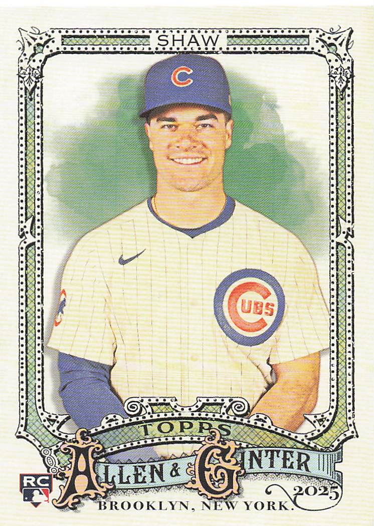 2025 Topps Allen & Ginter Baseball Matt Shaw #143 Rookie