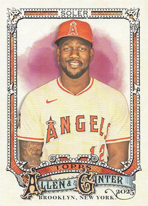 2025 Topps Allen & Ginter Baseball Jorge Soler #167
