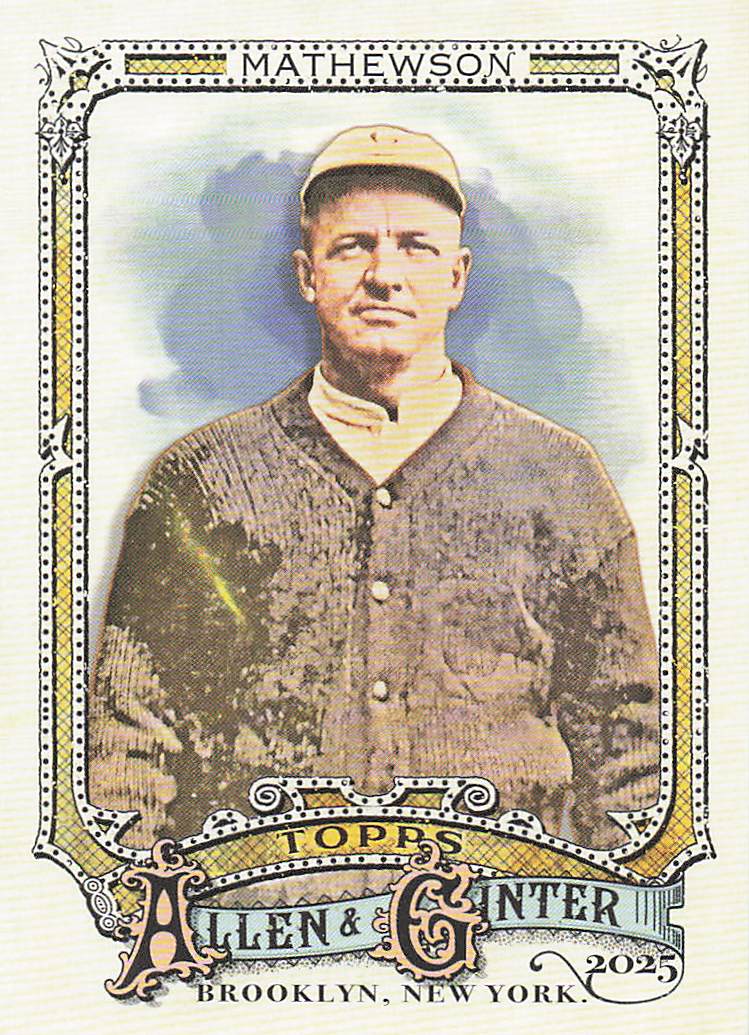 2025 Topps Allen & Ginter Baseball Christy Mathewson #7