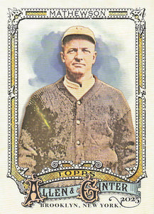2025 Topps Allen & Ginter Baseball Christy Mathewson #7