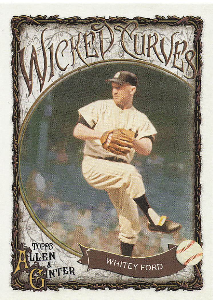 2025 Topps Allen & Ginter Baseball Wicked Curves Whitey Ford #WC-33