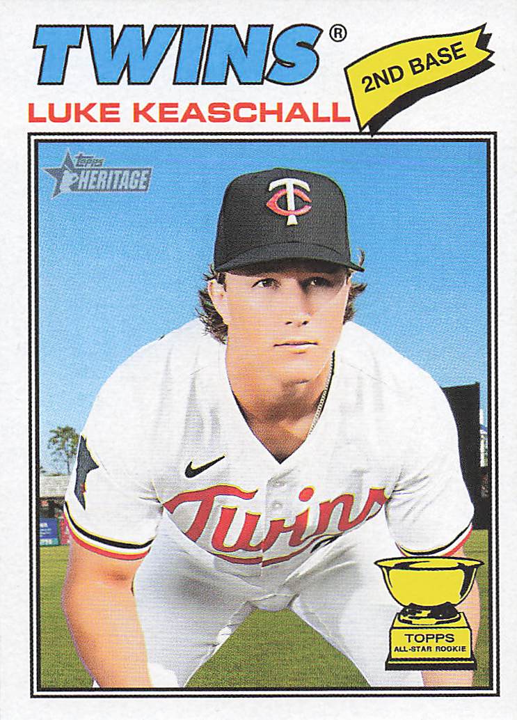 2026 Topps Heritage Baseball Luke Keaschall #116