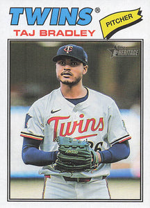 2026 Topps Heritage Baseball Taj Bradley #38