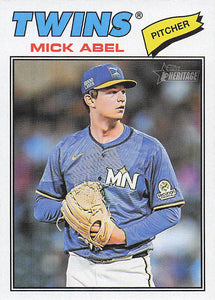 2026 Topps Heritage Baseball Mick Abel #292