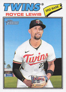 2026 Topps Heritage Baseball Royce Lewis #85