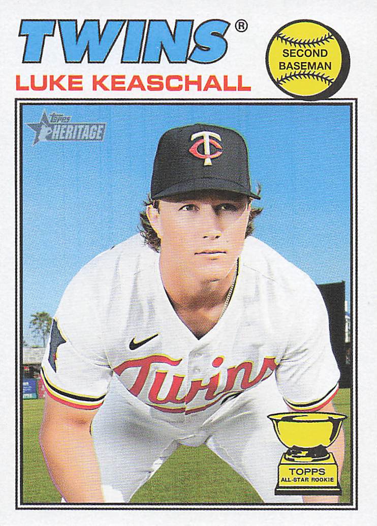 2026 Topps Heritage Baseball Banner Variation Luke Keaschall #116