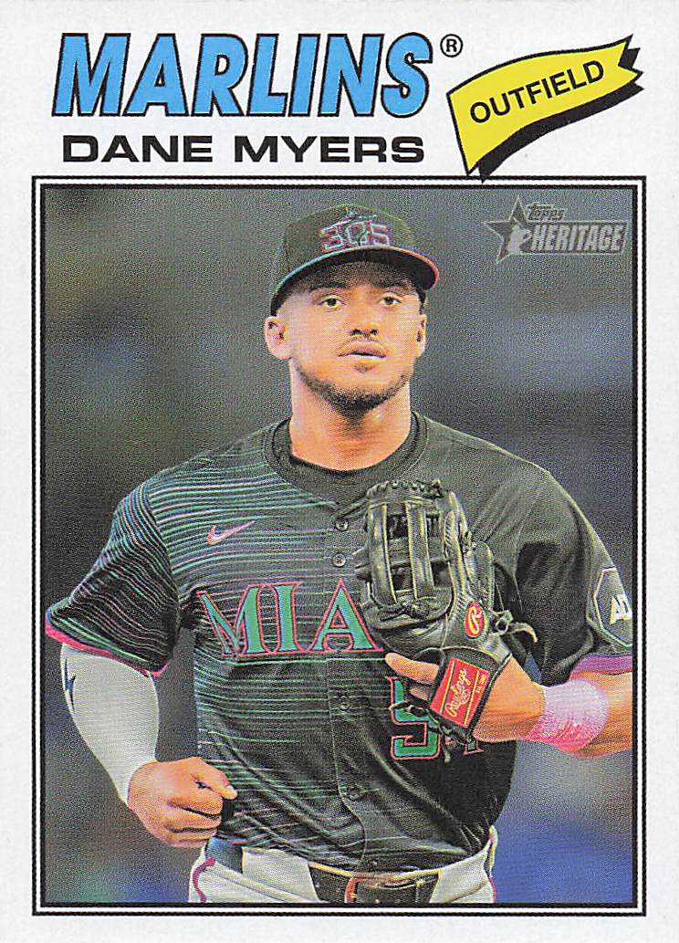 2026 Topps Heritage Baseball Dane Myers #75