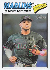2026 Topps Heritage Baseball Dane Myers #75