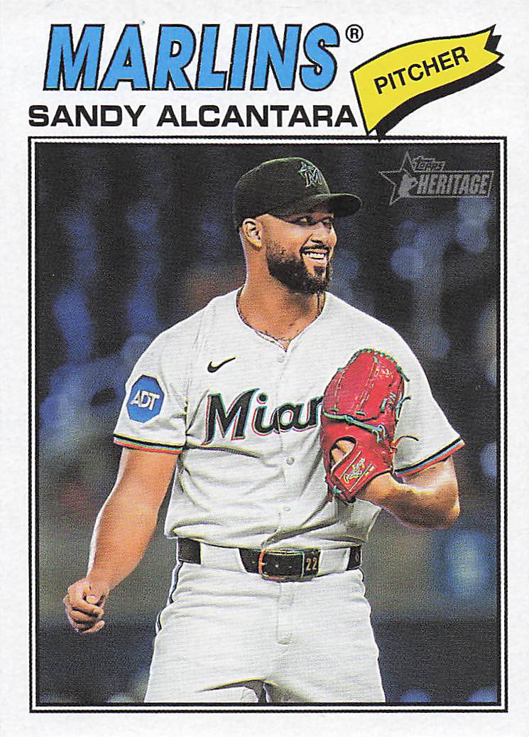 2026 Topps Heritage Baseball Sandy Alcantara #76