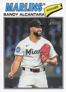 2026 Topps Heritage Baseball Sandy Alcantara #76