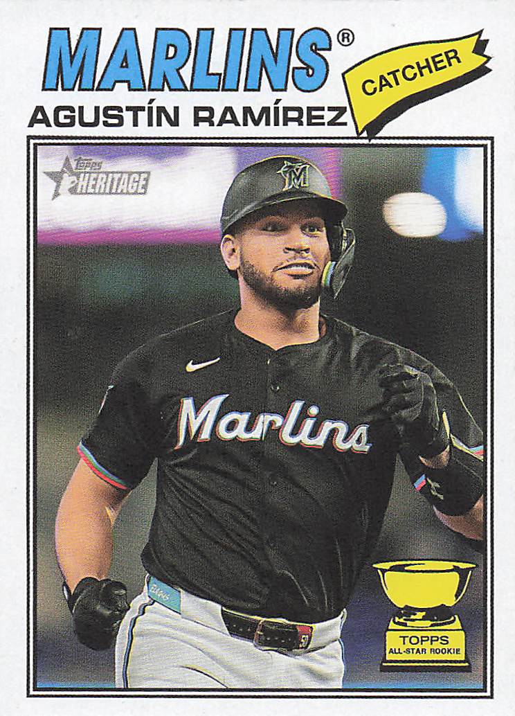 2026 Topps Heritage Baseball Agustín Ramírez #13