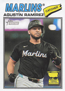 2026 Topps Heritage Baseball Agustín Ramírez #13