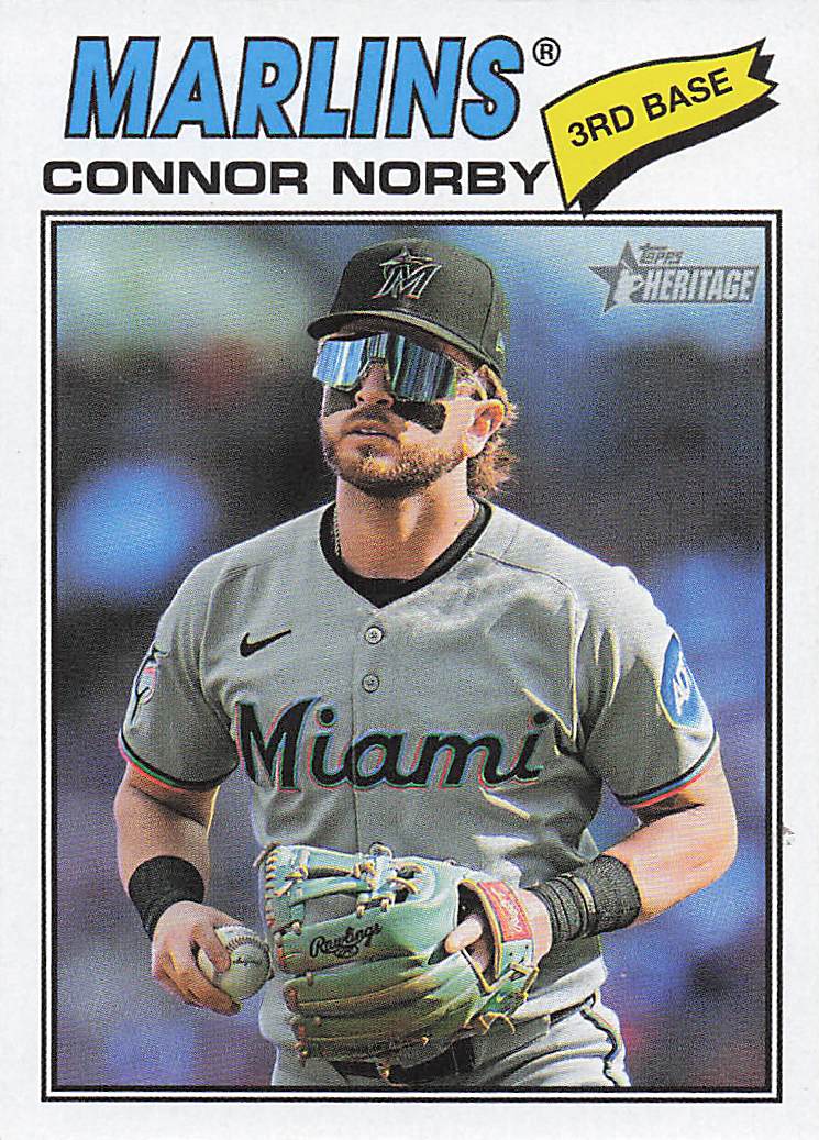 2026 Topps Heritage Baseball Connor Norby #30