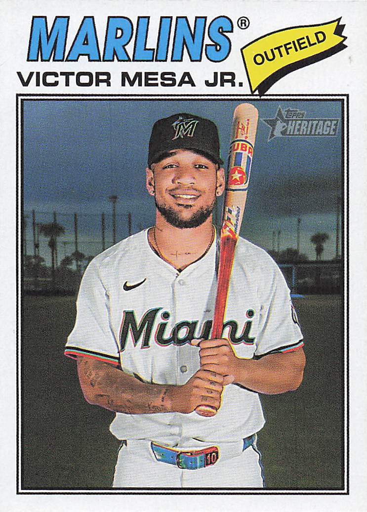 2026 Topps Heritage Baseball Victor Mesa Jr. #257