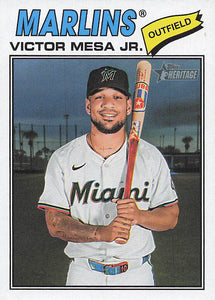 2026 Topps Heritage Baseball Victor Mesa Jr. #257