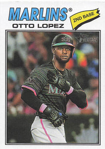 2026 Topps Heritage Baseball Otto Lopez #345
