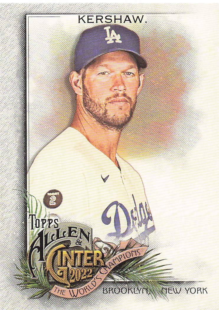 2022 Topps Allen & Ginter Baseball Clayton Kershaw #85