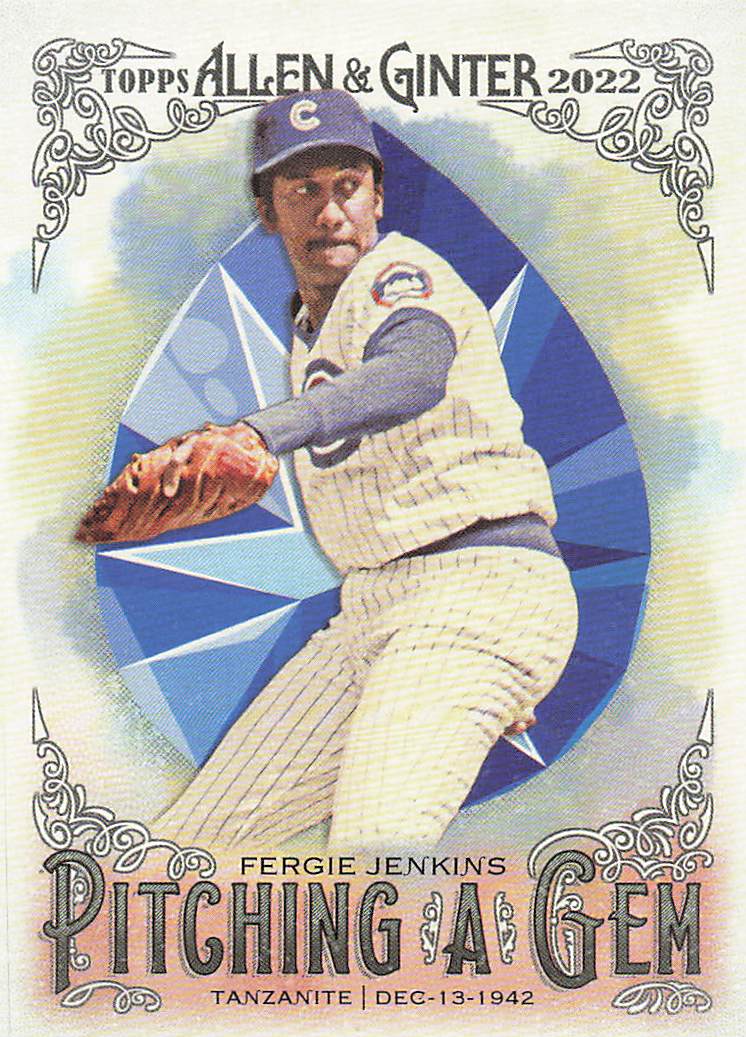 2022 Topps Allen & Ginter Baseball Pitching a Gem Fergie Jenkins #PAG-5