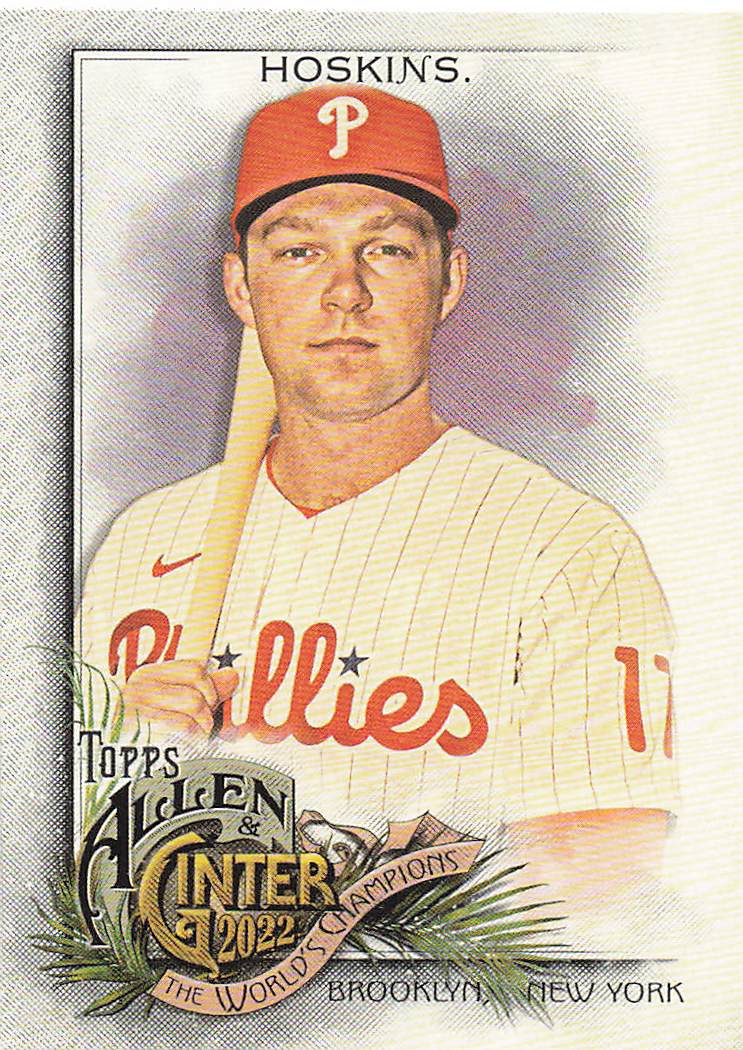 2022 Topps Allen & Ginter Baseball Rhys Hoskins #65