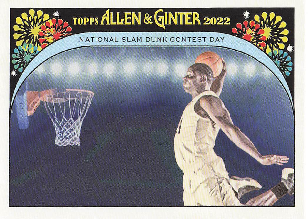 2022 Allen & Ginter National Slam Dunk Contest Day #IYSD-2