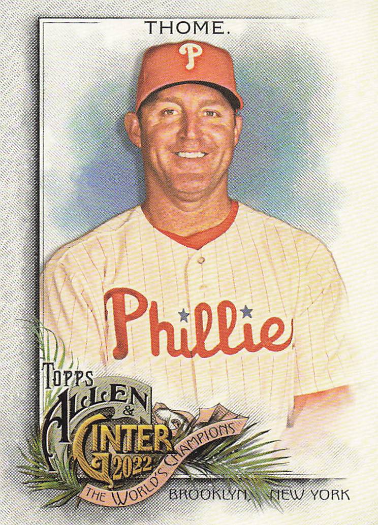2022 Topps Allen & Ginter Baseball Jim Thome #232