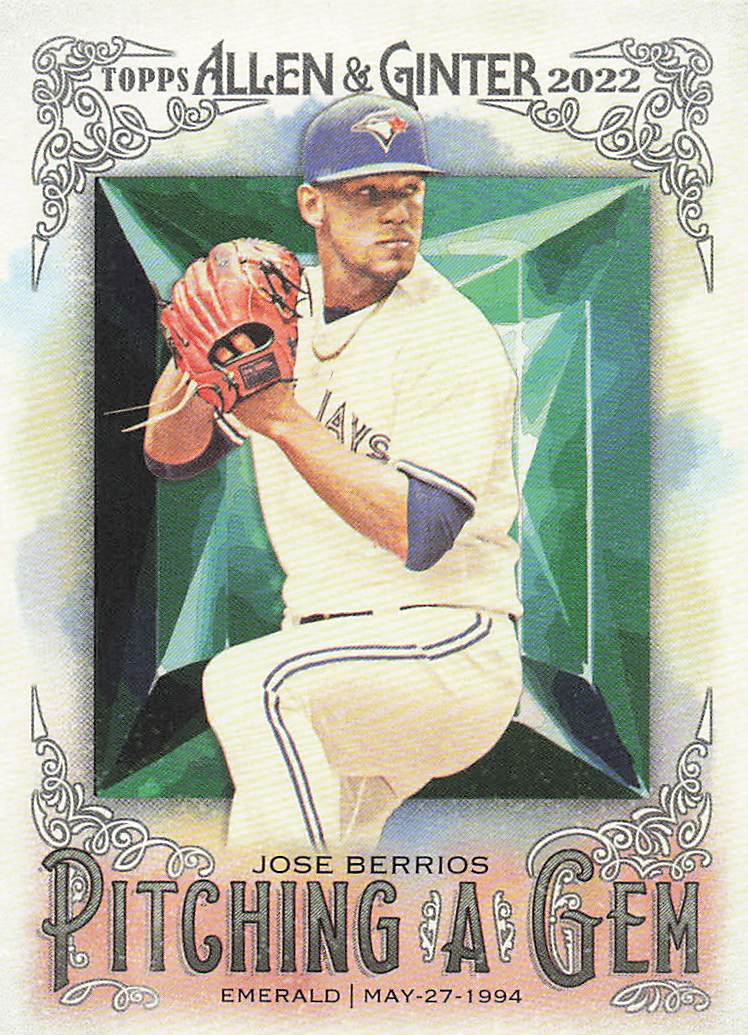 2022 Topps Allen & Ginter Baseball Pitching a Gem Jose Berrios #PAG-16