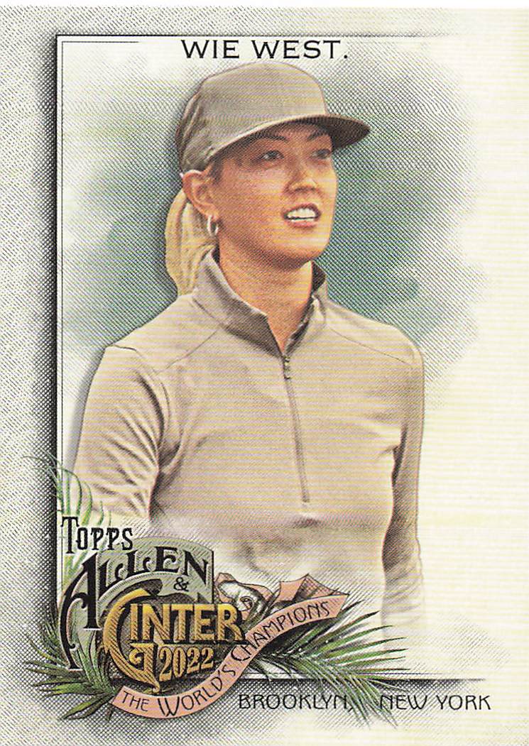 2022 Topps Allen & Ginter Baseball Michelle Wie West #231