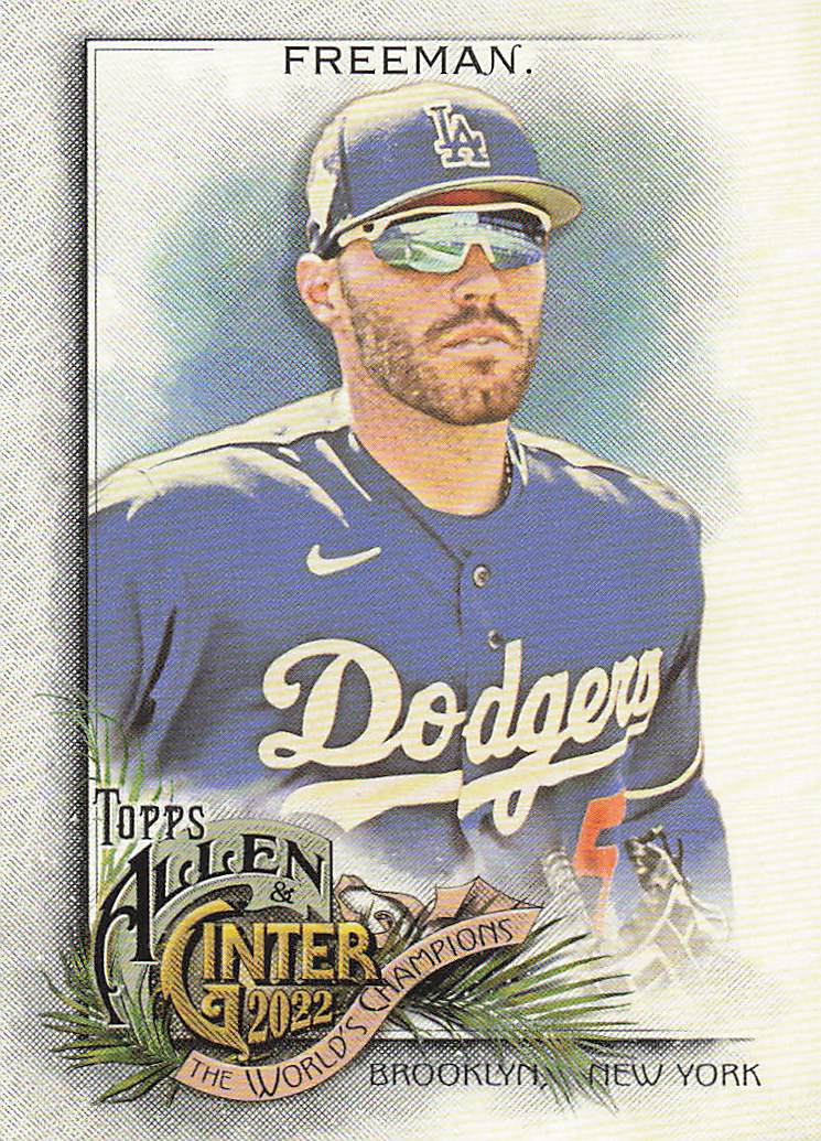 2022 Topps Allen & Ginter Baseball Freddie Freeman #18