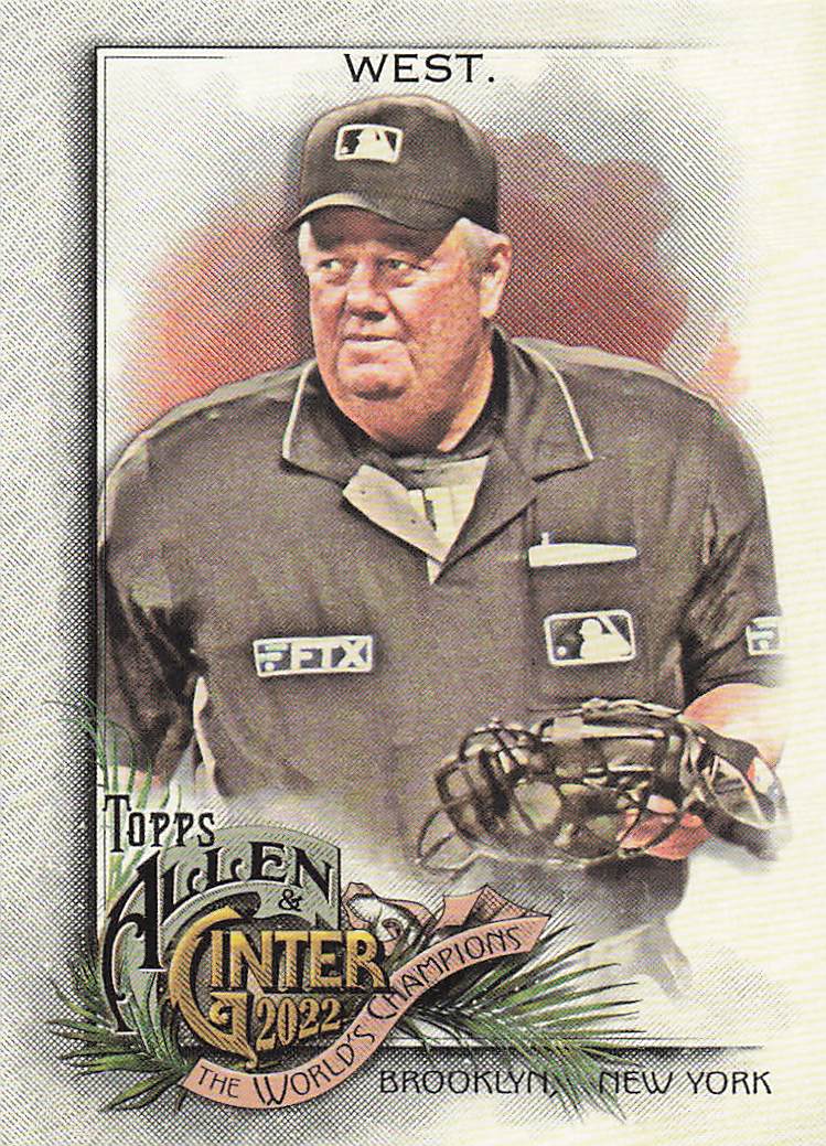 2022 Topps Allen & Ginter Baseball Joe West #225