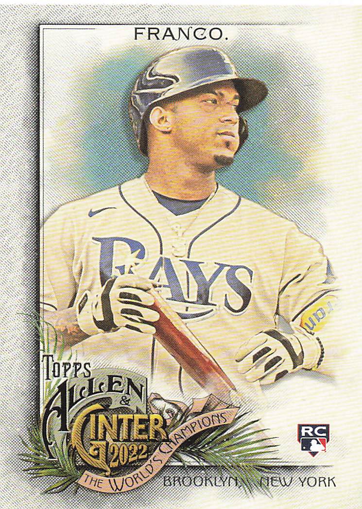 2022 Topps Allen & Ginter Baseball Wander Franco #91 Rookie