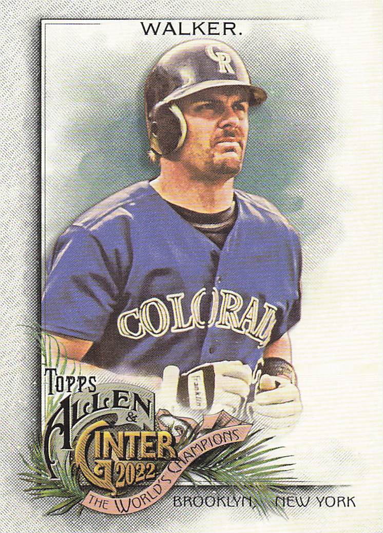 2022 Topps Allen & Ginter Baseball Larry Walker #23