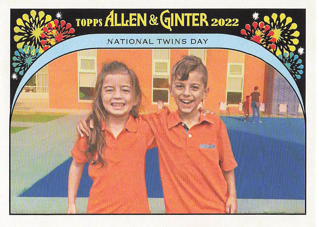 2022 Allen & Ginter It's Your Special Day! National Twins Day #IYSD-5