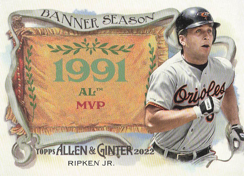 2022 Topps Allen & Ginter Baseball Banner Seasons Cal Ripken Jr. #BS-6