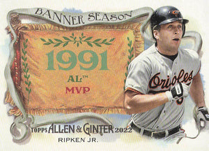 2022 Topps Allen & Ginter Baseball Banner Seasons Cal Ripken Jr. #BS-6