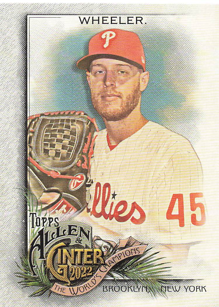 2022 Topps Allen & Ginter Baseball Zack Wheeler #325