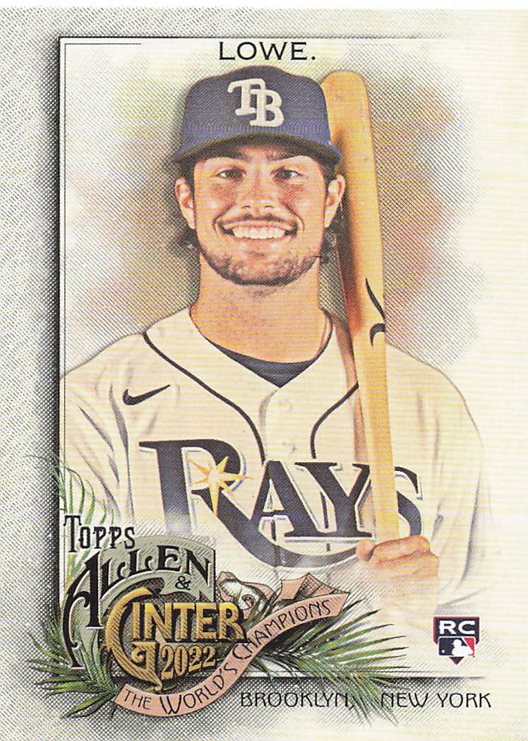 2022 Topps Allen & Ginter Baseball Josh Lowe #196 Rookie