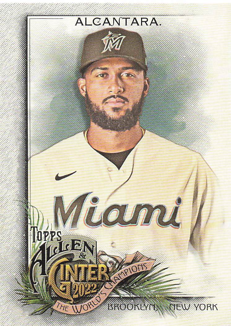2022 Topps Allen & Ginter Baseball Sandy Alcantara #338