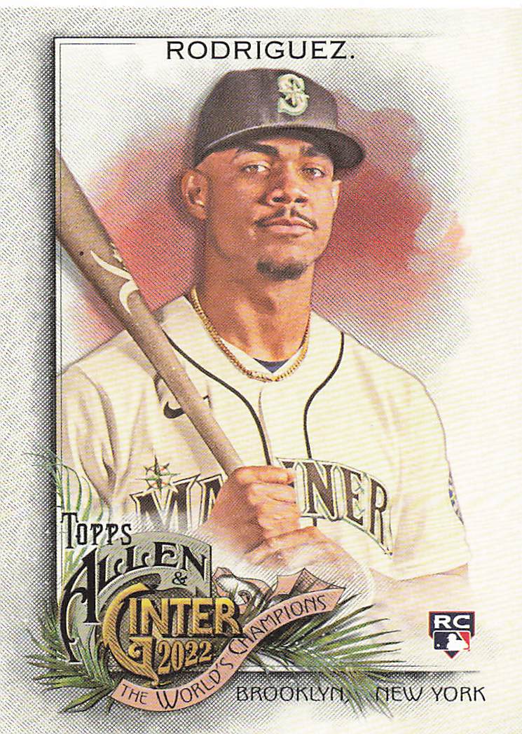 2022 Topps Allen & Ginter Baseball Julio Rodriguez #221 Rookie