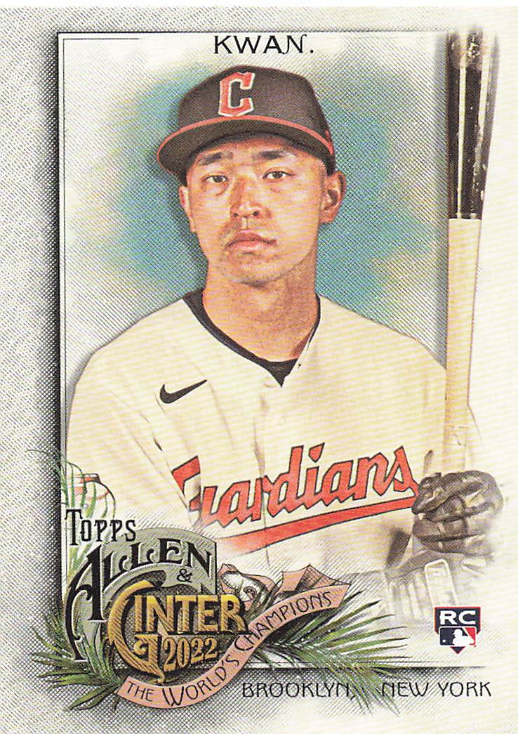 2022 Topps Allen & Ginter Baseball Steven Kwan #245 Rookie