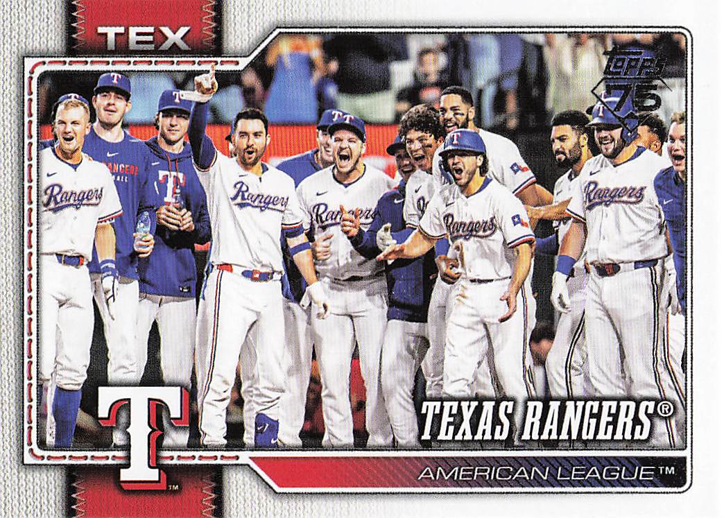 2026 Topps Baseball Texas Rangers #258