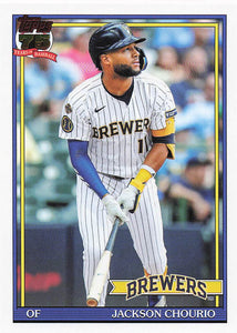 2026 Topps Baseball 1991 Topps Jackson Chourio #T91-18