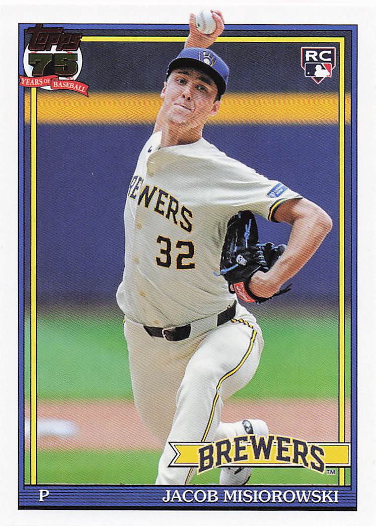 2026 Topps Baseball 1991 Topps Baseball Jacob Misiorowski #T91-74