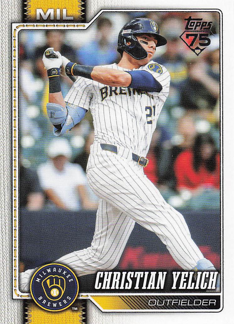 2026 Topps Baseball Christian Yelich #154