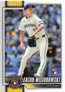 2026 Topps Baseball Jacob Misiorowski #10 Rookie