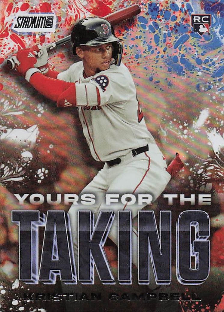 2025 Stadium Club Baseball Yours for the Taking Kristian Campbell #YK-4