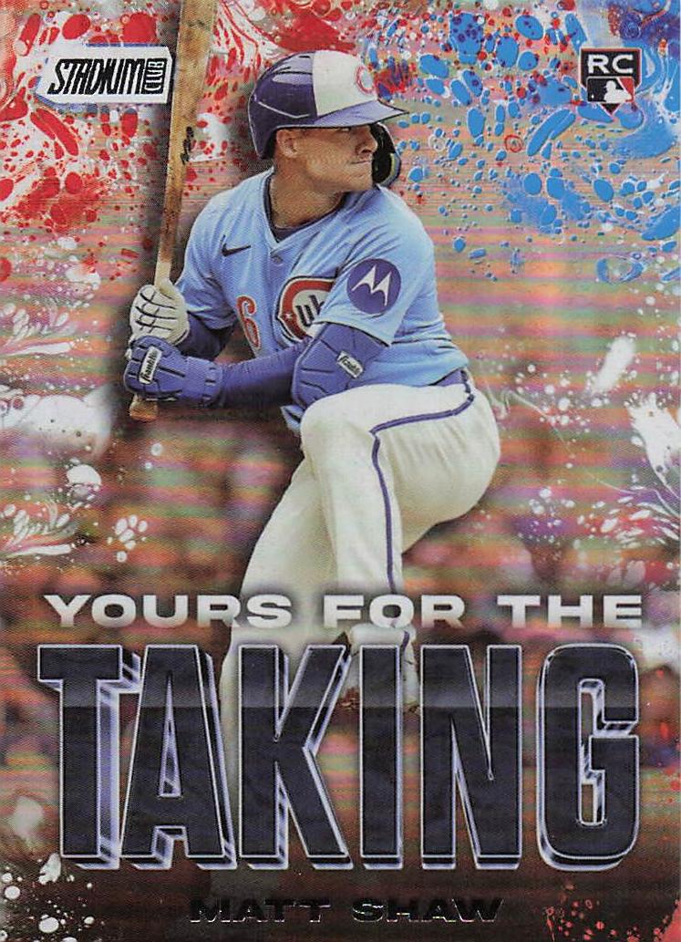 2025 Stadium Club Baseball Yours for the Taking Matt Shaw #YK-3