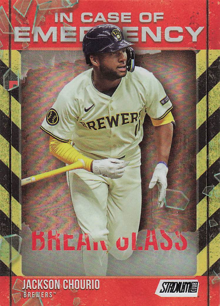 2025 Stadium Club Baseball In Case of Emergency Jackson Chourio #ICE-3