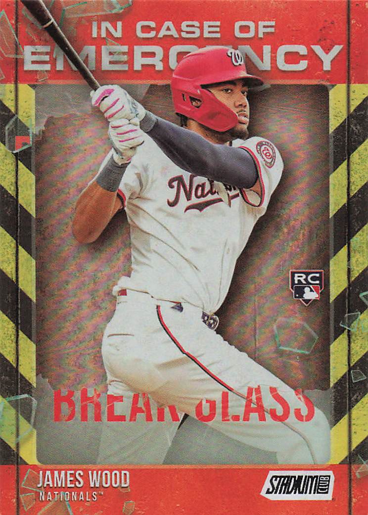 2025 Stadium Club Baseball In Case of Emergency James Wood #ICE-11