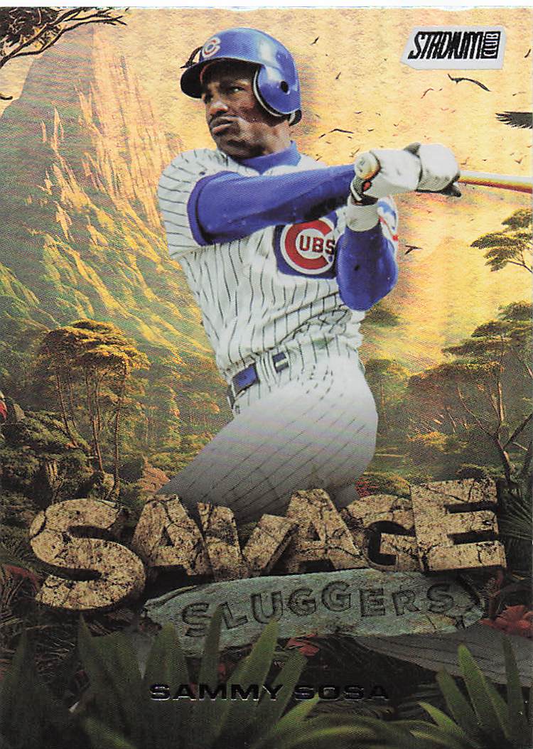 2025 Stadium Club Baseball Savage Sluggers Sammy Sosa #SS-5