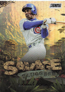 2025 Stadium Club Baseball Savage Sluggers Sammy Sosa #SS-5